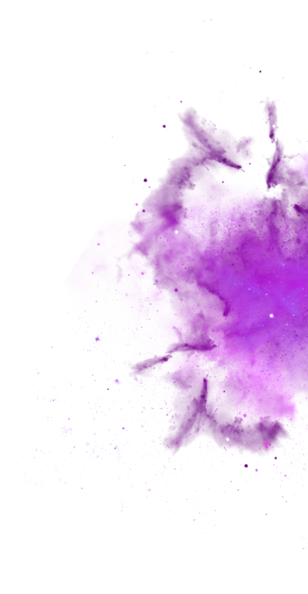 Purple nebula cloud background