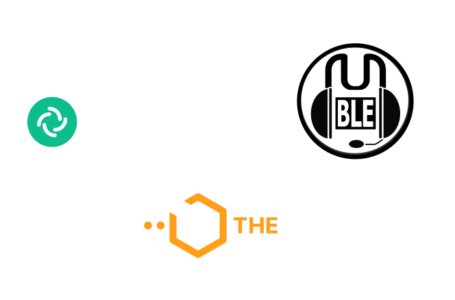 Logos of open source chat programs